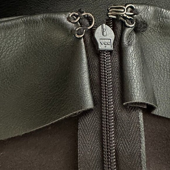 RICKIS Black Pencil Skirt in Faux Leather NWT - Picture 4 of 7